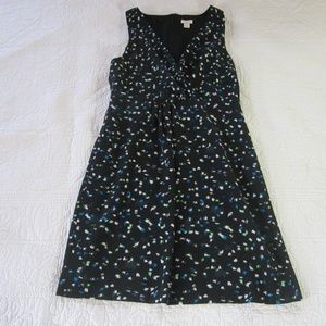 J. Crew Dress 6 Wrap Front Painted Dots